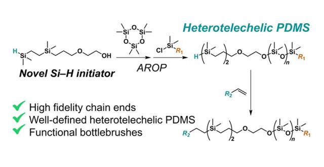 ToC of Heterotelechelic Silicones: Facile Synthesis and Functionalization Using Silane-Based Initiators